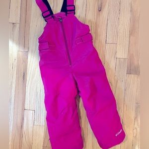 EUC Toddler 3T Columbia Snow Bibs